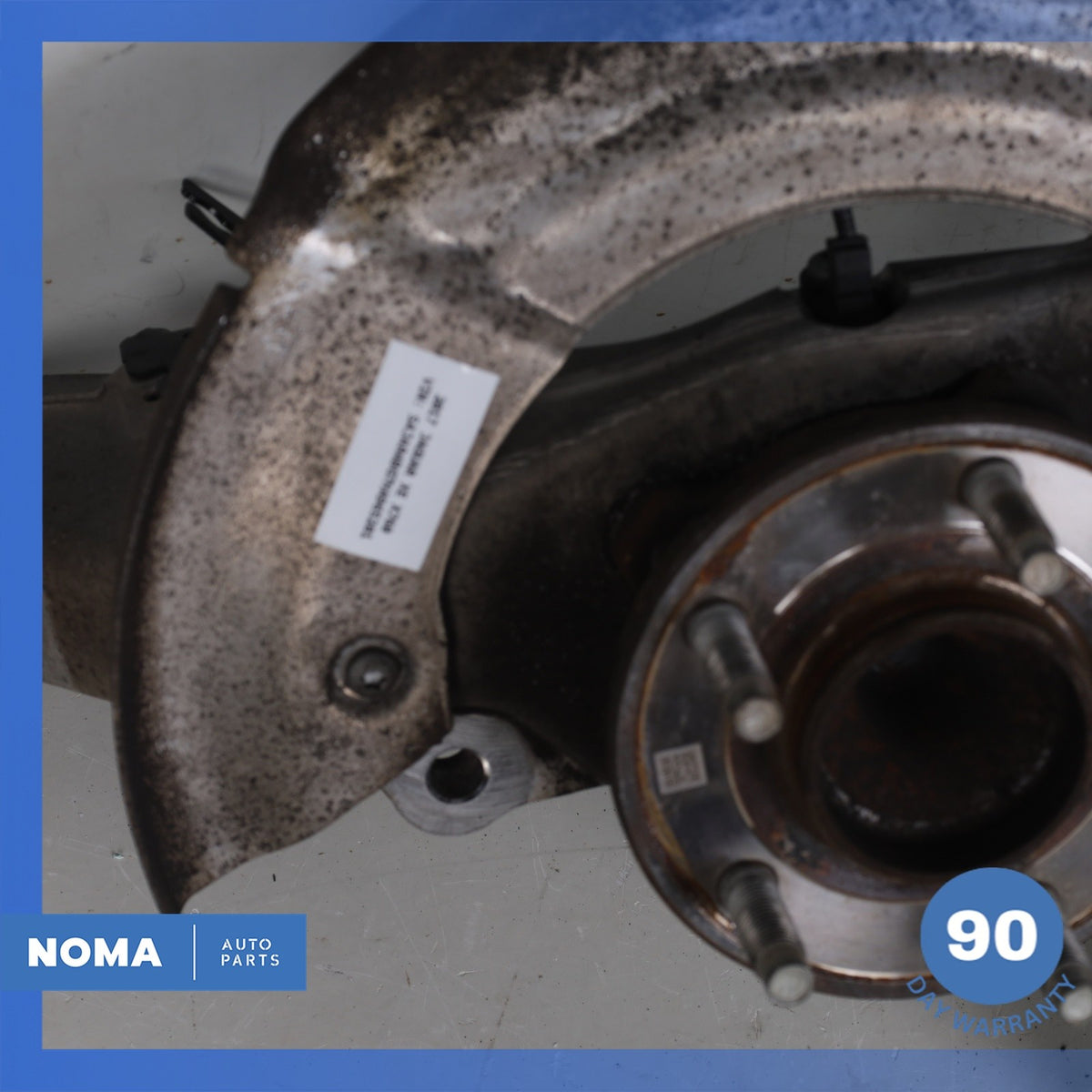 17-19 Jaguar X760 XE RWD Front Right Side Spindle Knuckle Hub w/ Shield OEM - photo 5