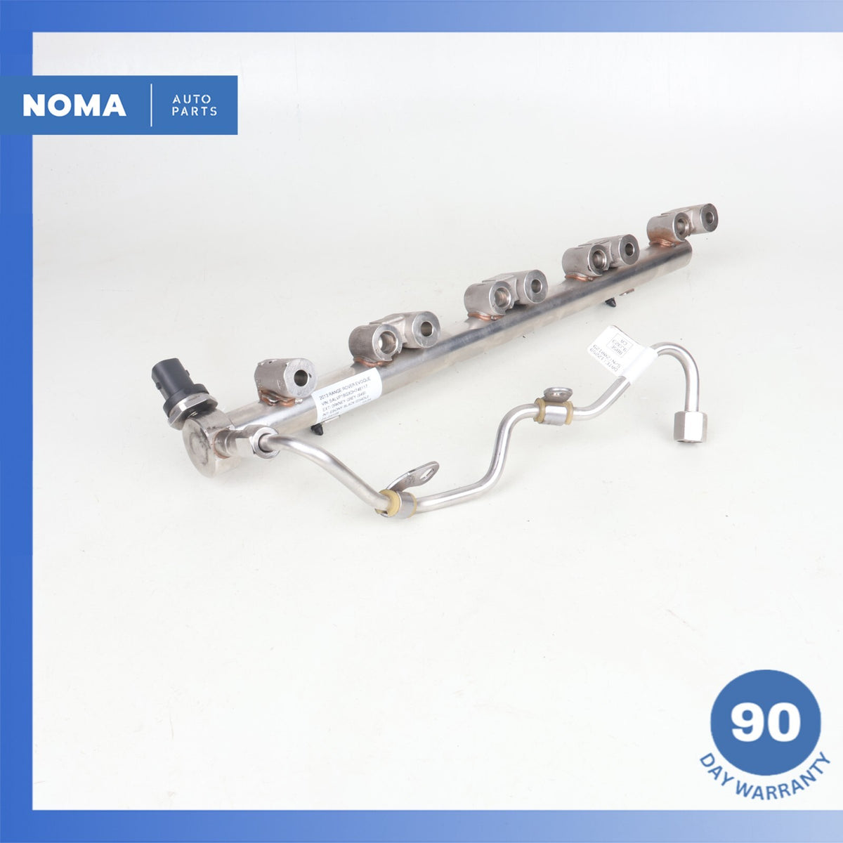 12-17 Range Rover Evoque L538 XF 2.0L Fuel Injector Rail Line Manifold OEM - photo 9