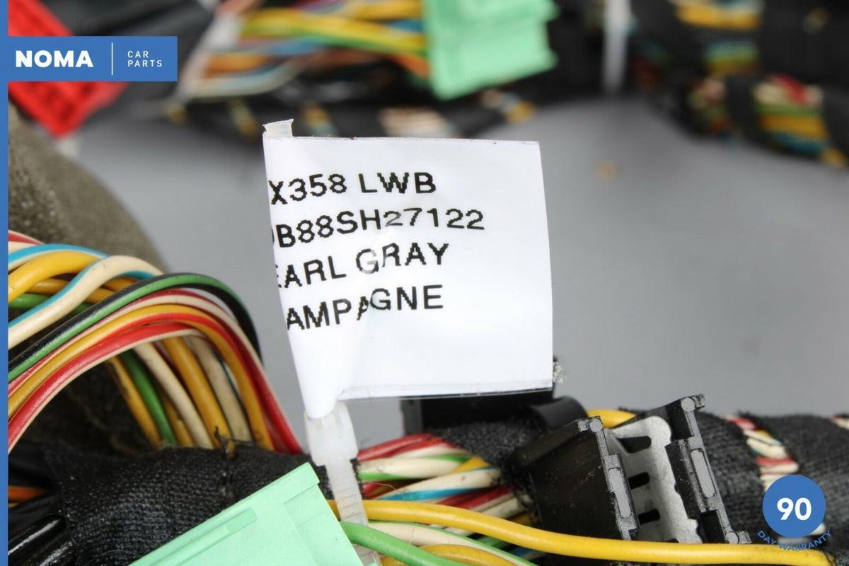 08-09 Jaguar XJ8 XJR VDP X358 Body Salon Cabin Main Wire Wiring Harness OEM - photo 8