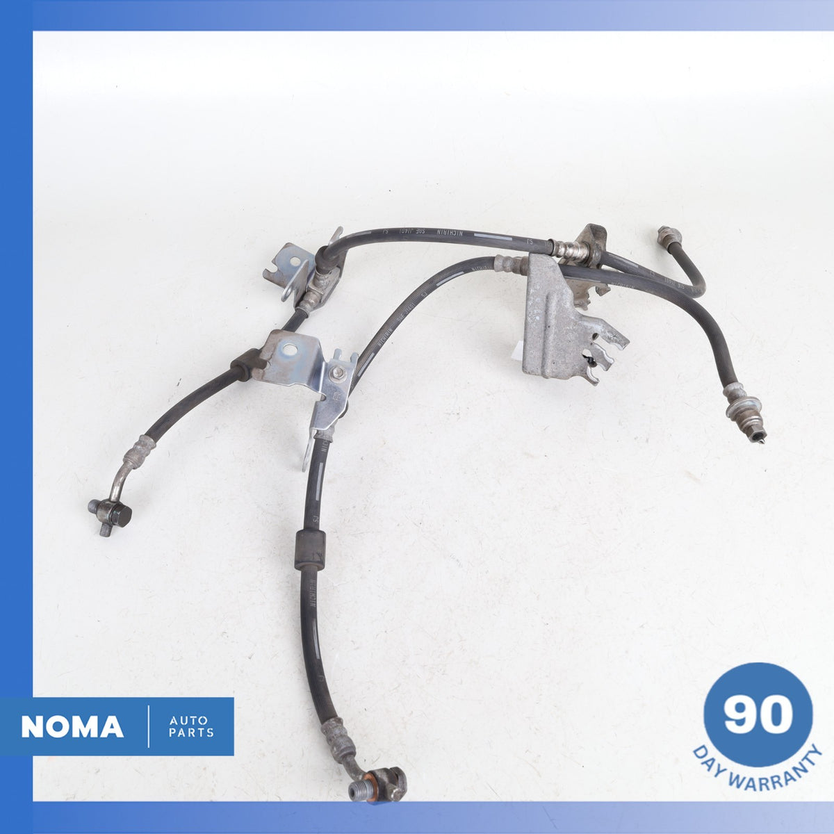 13-17 LR Range Rover Sport L494 Front Left & Right Brake Hydraulic Hose Set OEM - photo 1
