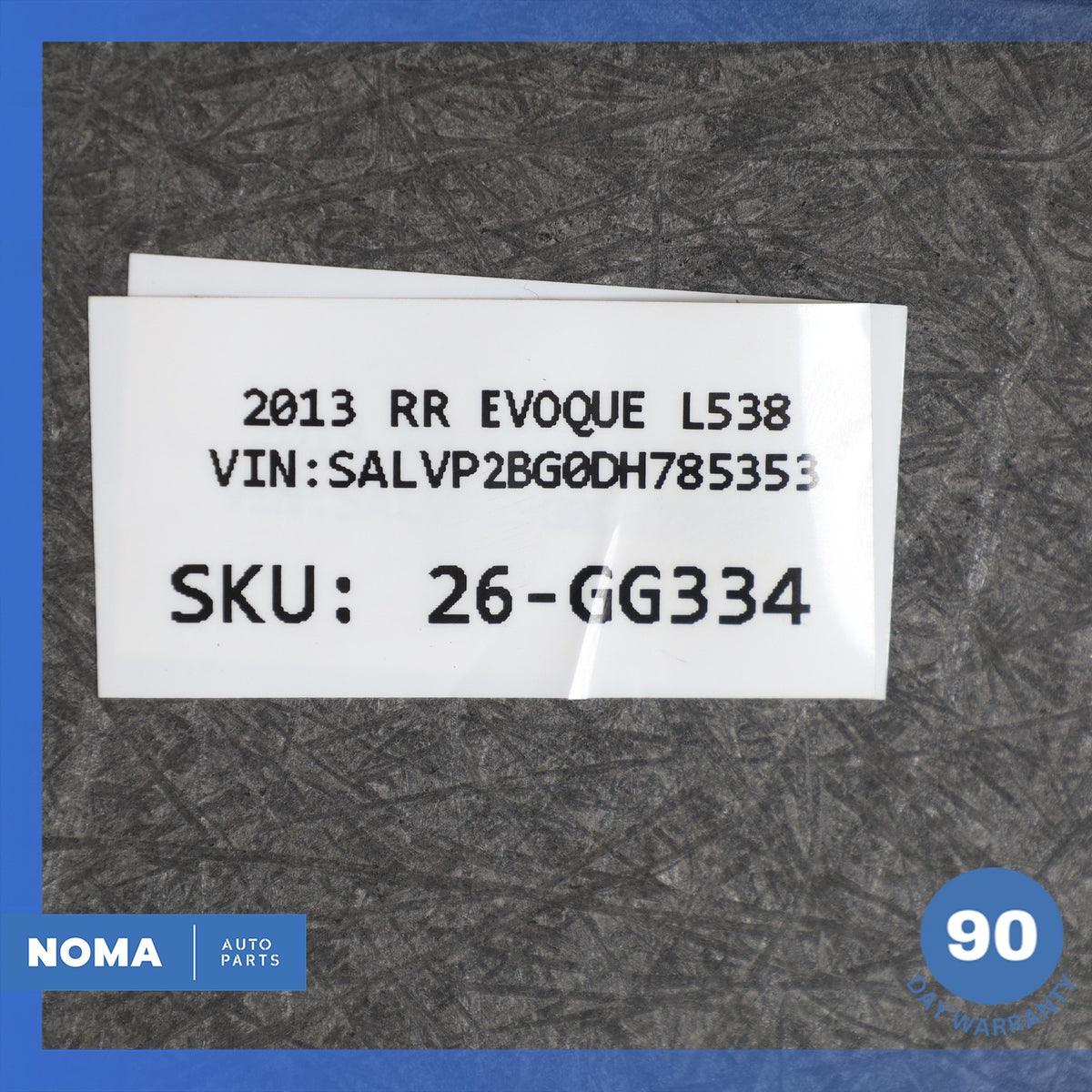12-19 Range Rover Evoque L538 Rear Back Trunk Boot Cargo Floor Carpet Cover OEM - photo 15