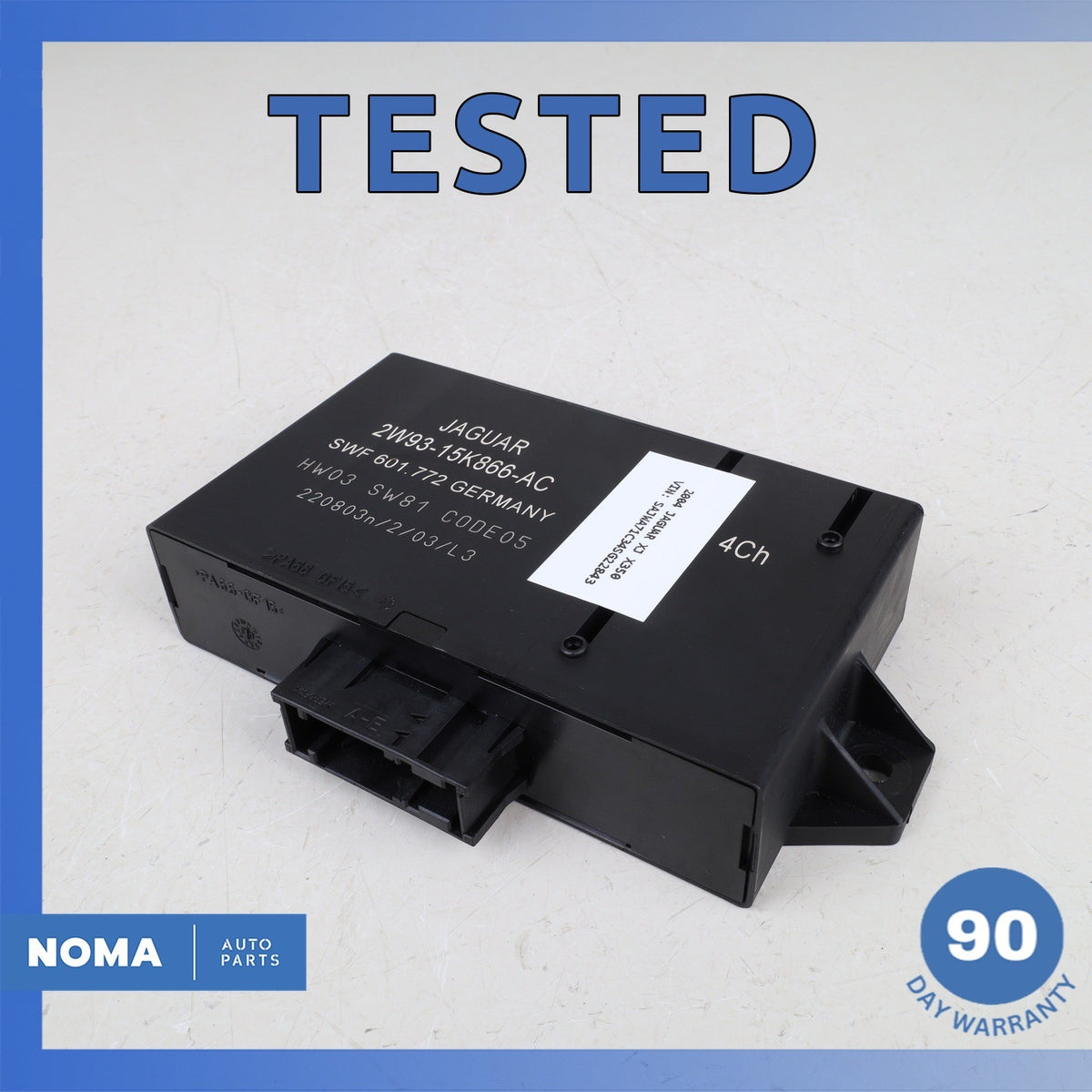 04-07 Jaguar X350 XJ8 XJR VDP PDC Park Assist Control Module 2W9315K866AC OEM - photo 1