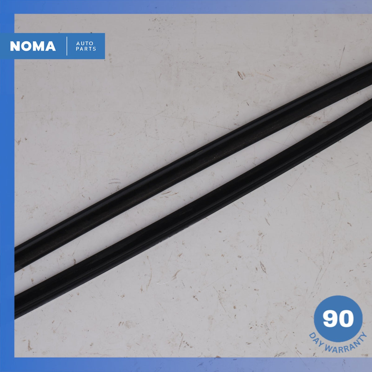 07-15 Jaguar X150 XK XKR Front Left & Right Door Window Molding Seal Set OEM - photo 9