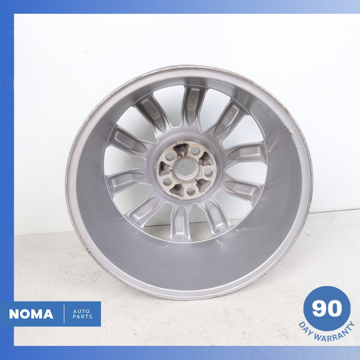 06-09 LR Range Rover Sport L320 Silver Sparkle 9.5 x R20 20" Wheel Rim OEM - photo 11