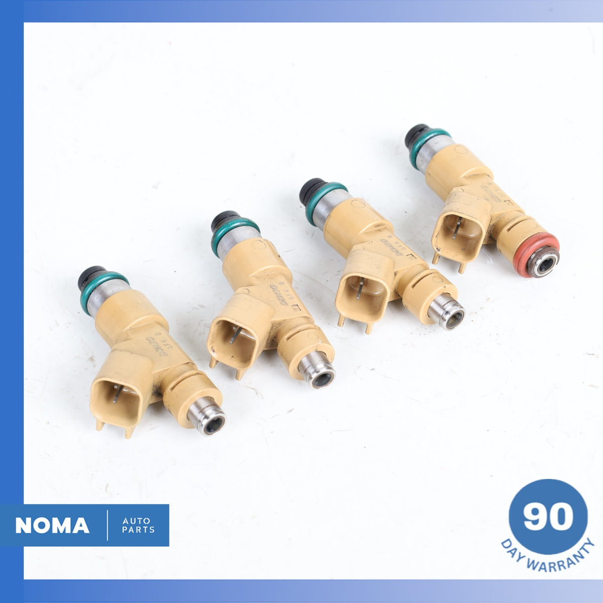 06-10 Jaguar X150 XK S-Type 4.2L N/A Engine Motor Fuel Injector Set of 4 OEM - photo 8