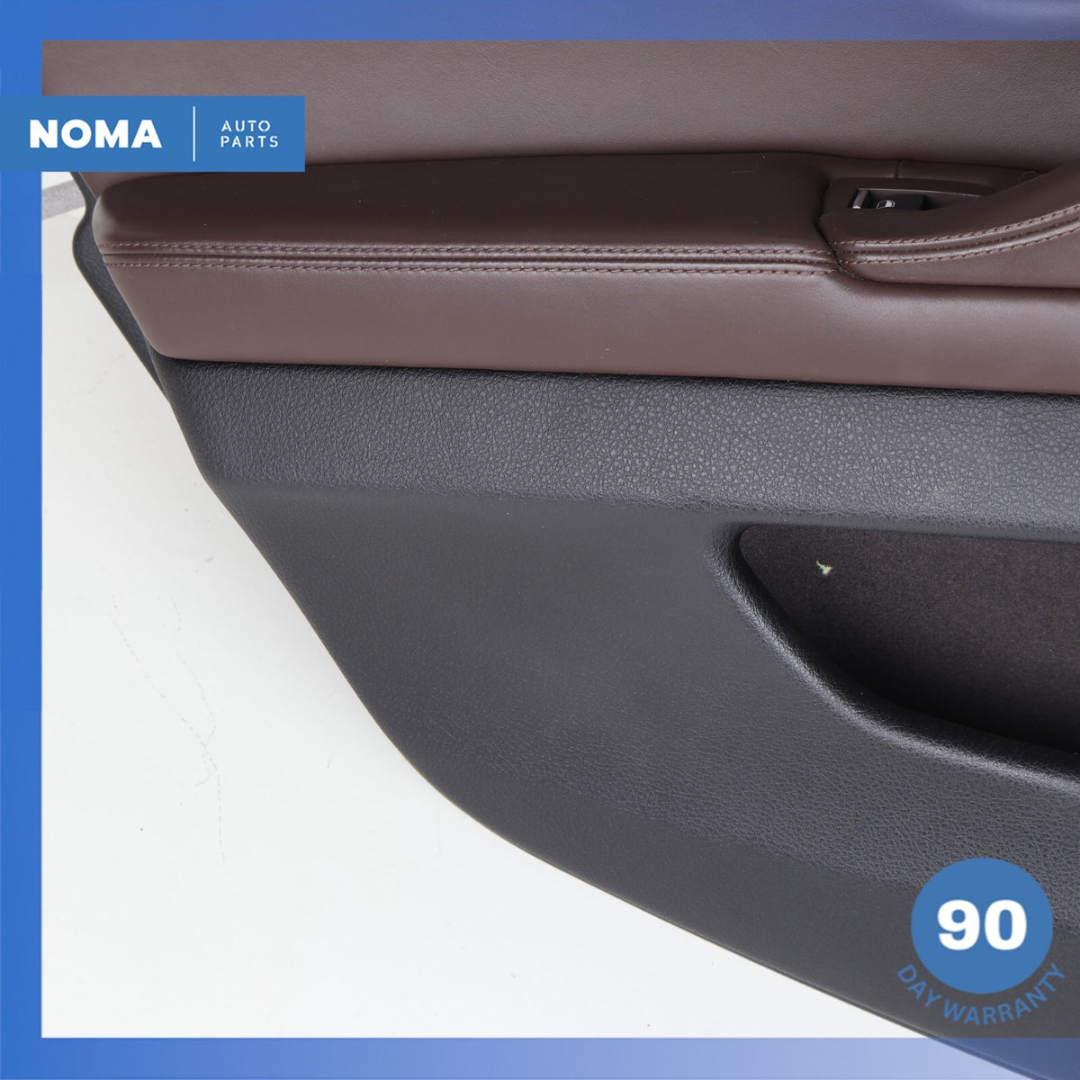 11-16 BMW F10 528i 535i Rear Left Interior Door Panel Assembly Nappa Brown OEM - photo 8