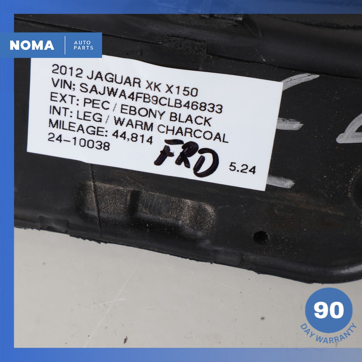 07-15 Jaguar X150 XK XKR Right Passenger Lower Door Weatherstrip Seal OEM 44k - photo 13