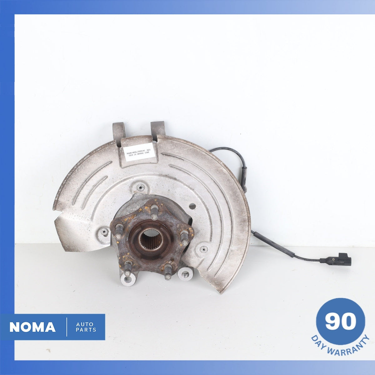 09-19 Jaguar X351 XJ XF XK Rear Right Spindle Knuckle Hub w/Shield OEM - photo 2