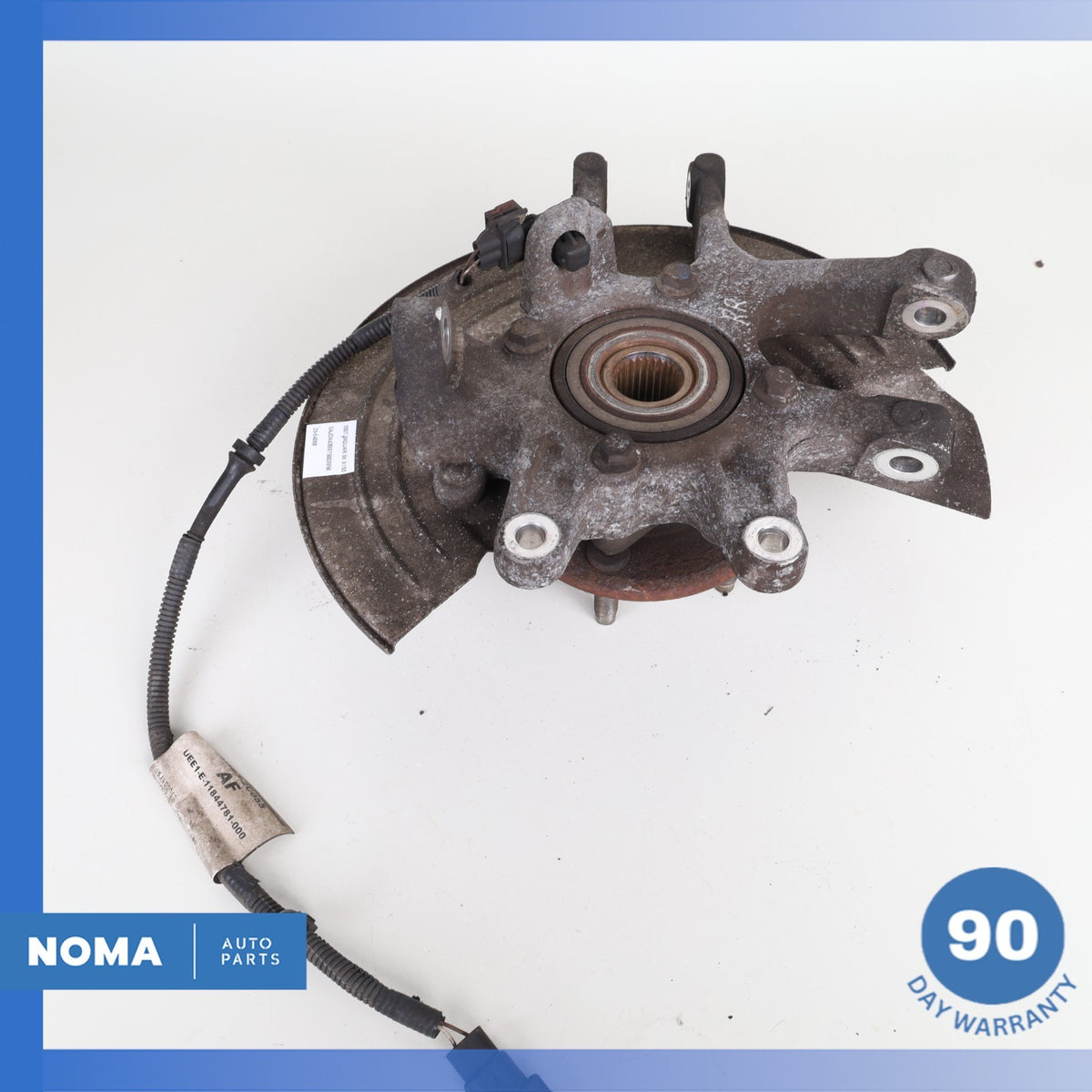 07-09 Jaguar X150 XK XKR Rear Right Side Spindle Knuckle Hub w/ Shield OEM 74k - photo 9