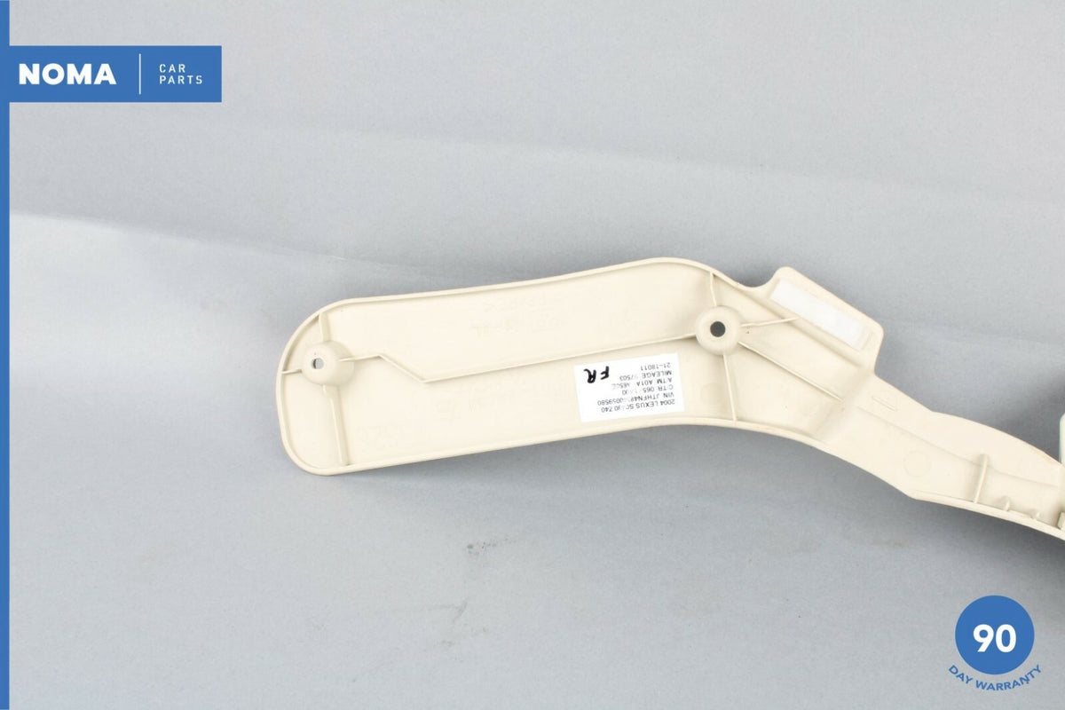 02-10 Lexus SC430 Z40 Front Right Passenger Seat Inner Shield Cover Ecru OEM - photo 7