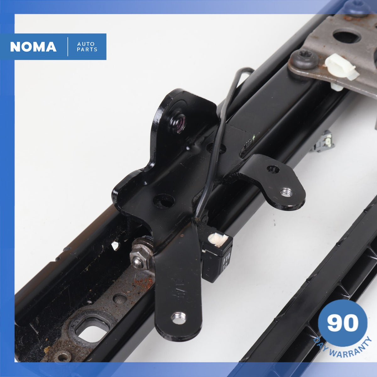 12-17 Range Rover Evoque L538 Front Right Side Seat Rail Motor Set w/ Buckle OEM - photo 10