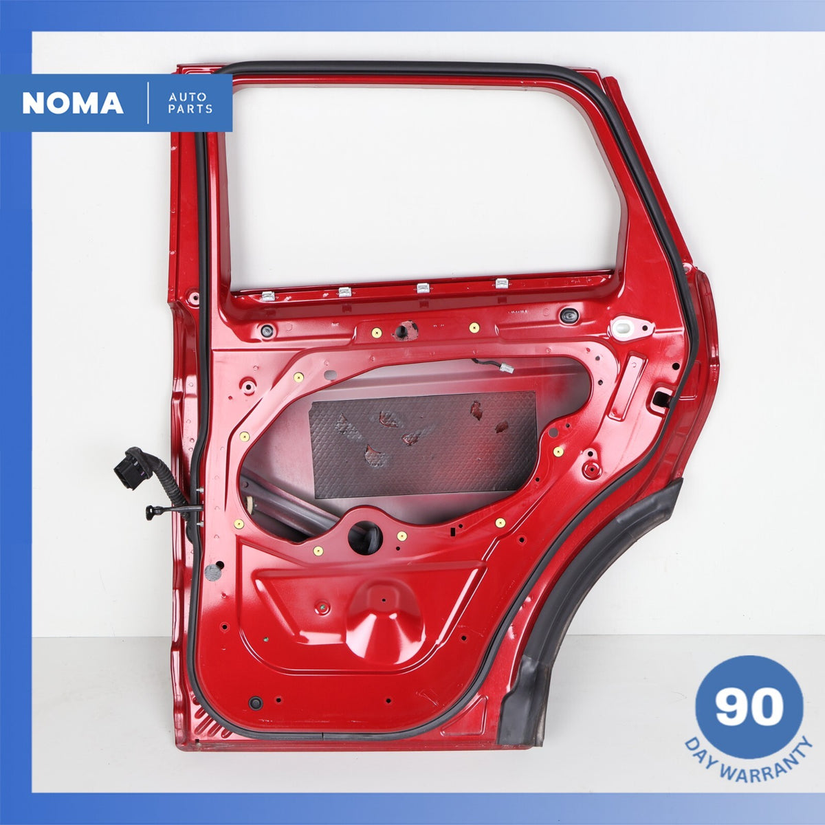 12-19 LR Range Rover Evoque L538 4DR Rear Right Side Door Panel Shell Red OEM - photo 9
