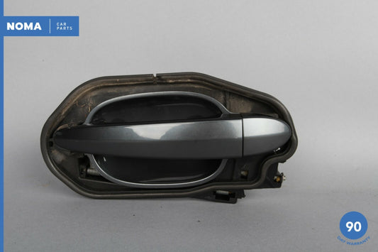 05-10 BMW 530i 535xi E60 E61 Rear Right Side Exterior Door Handle Gray OEM - photo 1