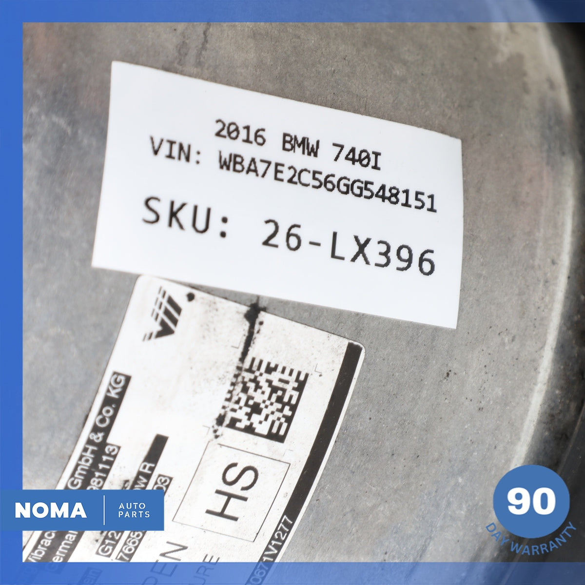 16-22 BMW G12 740i 750ii M760i Rear Right VDC Air Ride Shock Strut 7459403 OEM - photo 13