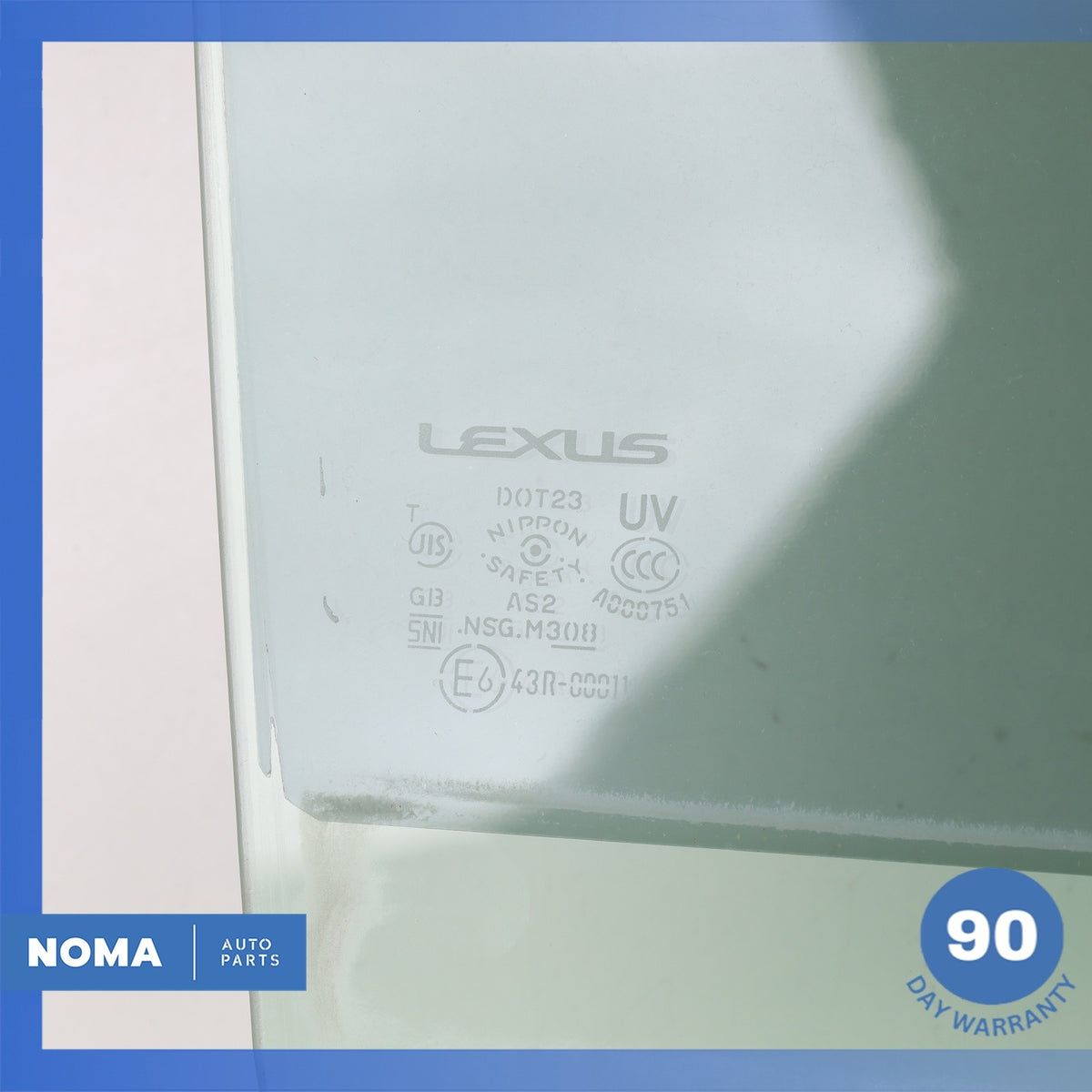 11-17 Lexus ZWA10 CT200h Rear Right Passenger Door Window Glass OEM - photo 7