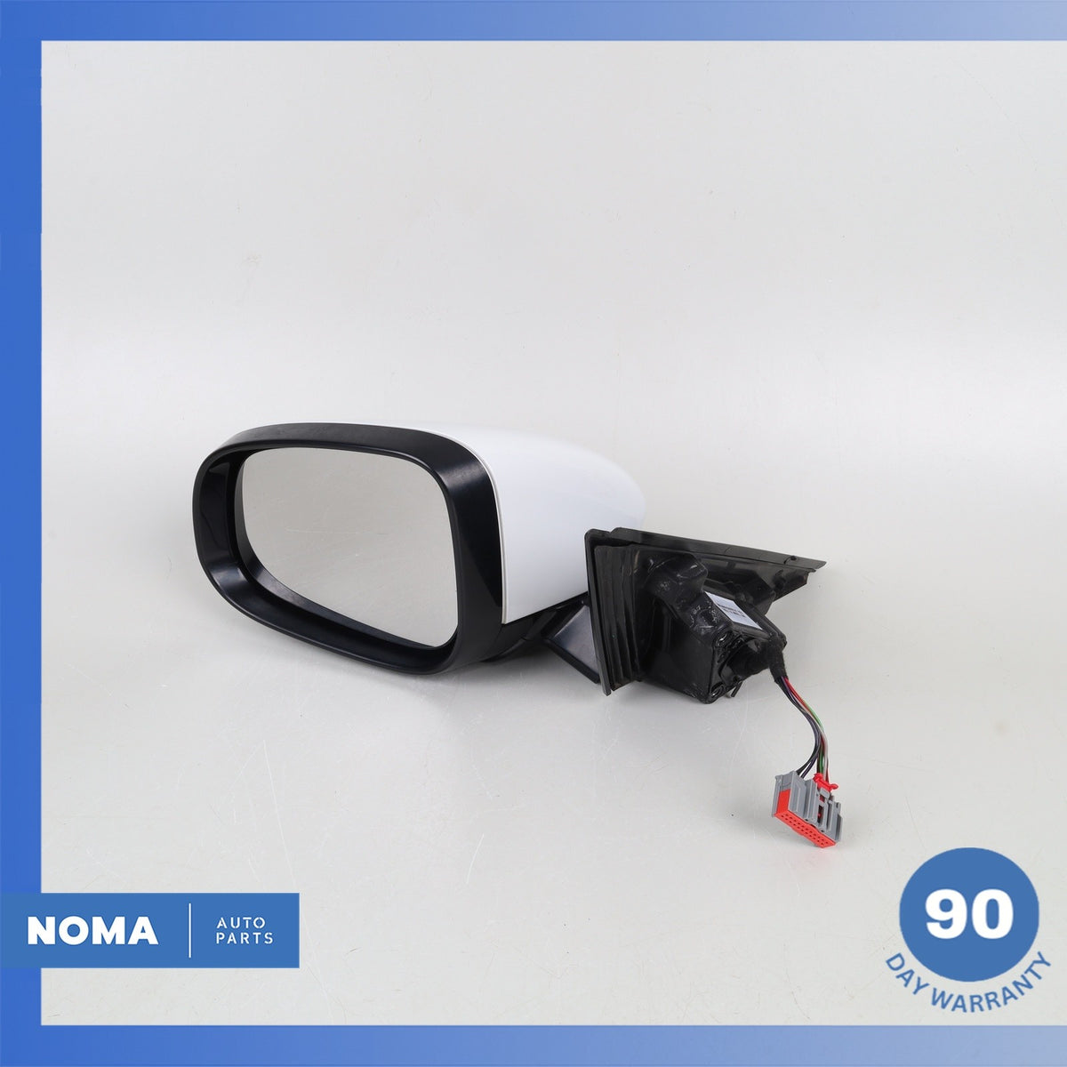 17-19 Jaguar X760 XE Left Driver Side Rear View Door Mirror White OEM - photo 2