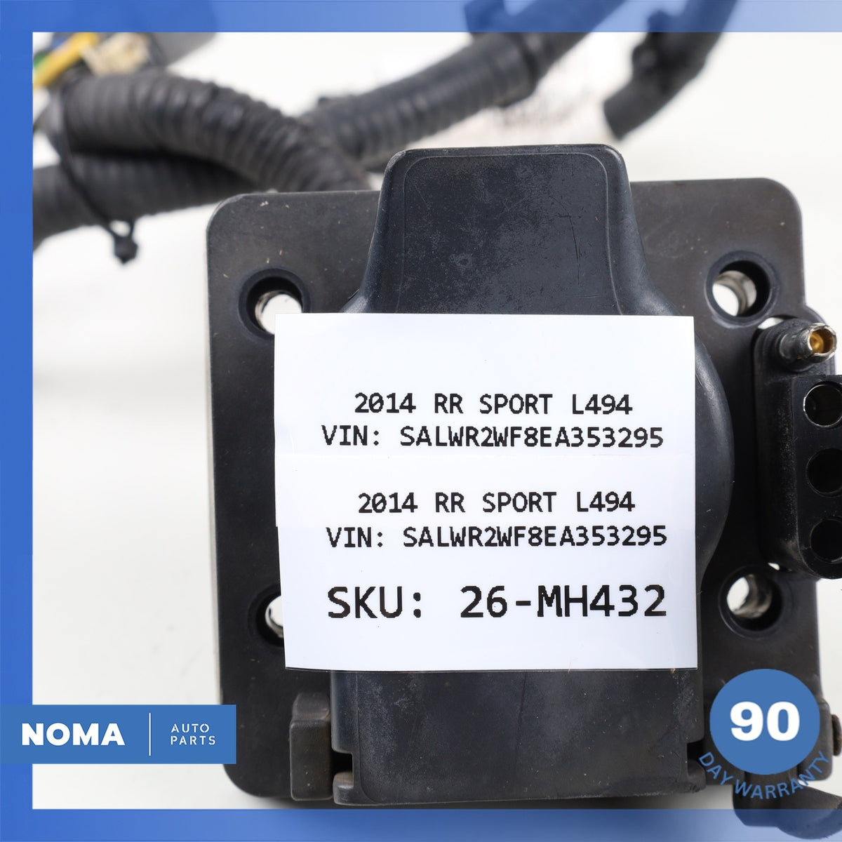 14-22 Range Rover L494 Trailer Tow Hitch Harness Connector DK6215A416CD OEM - photo 10
