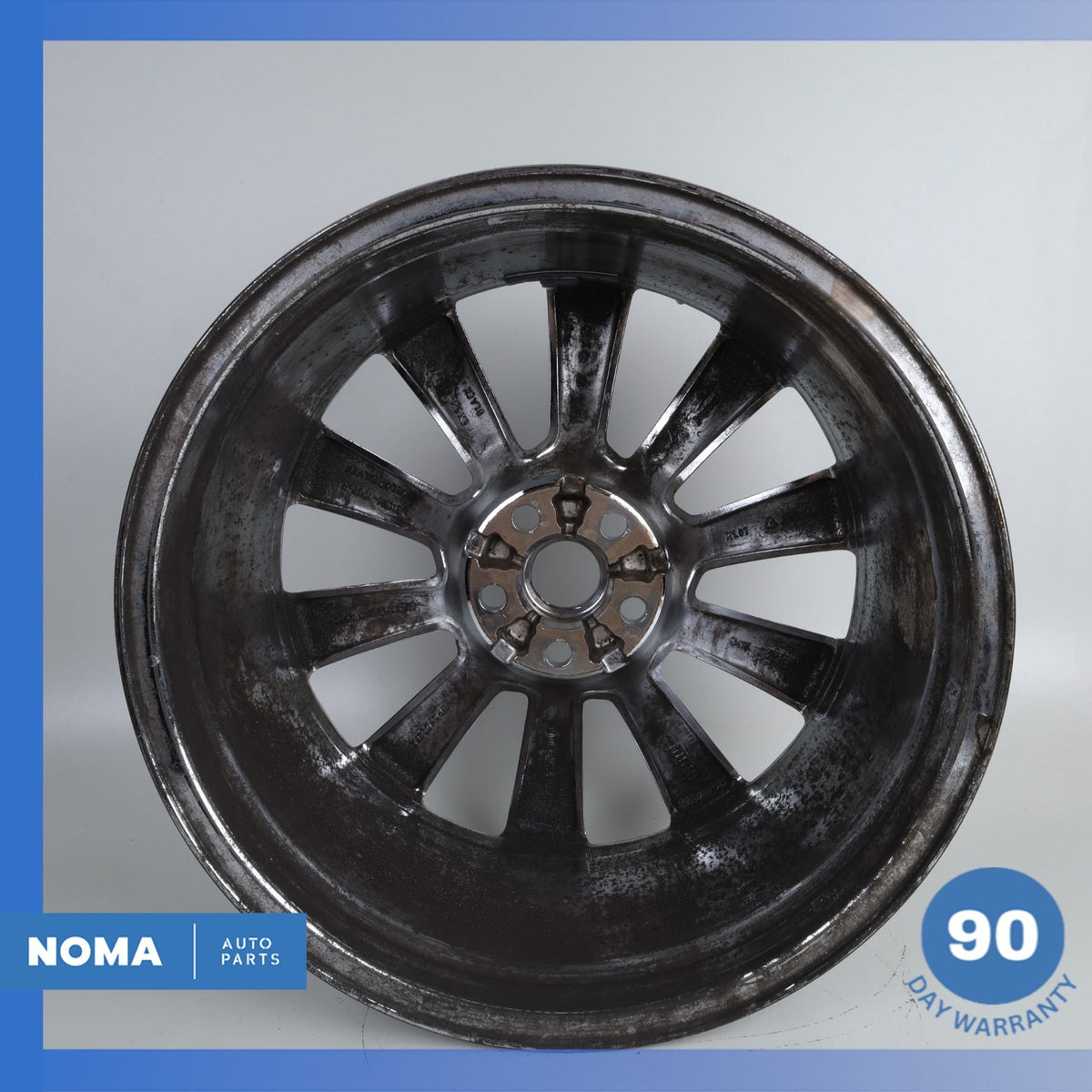 14-24 Jaguar X152 F-Type 8.5 x R19 19" Front Wheel Rim Chrome EX5M1007RA OEM - photo 9