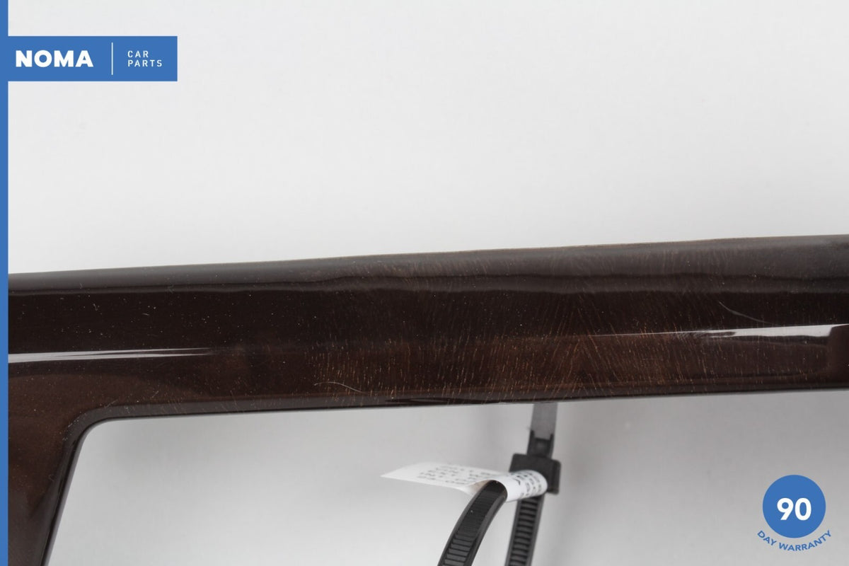 07-12 BMW 328i E90 Front Left Driver Side Dashboard Molding Wood Walnut OEM - photo 7