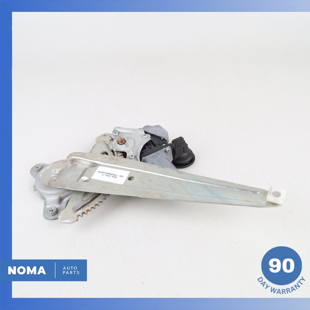 Lexus ZWA10 CT200h Rear Right Window Regulator w/Motor OEM - photo 8