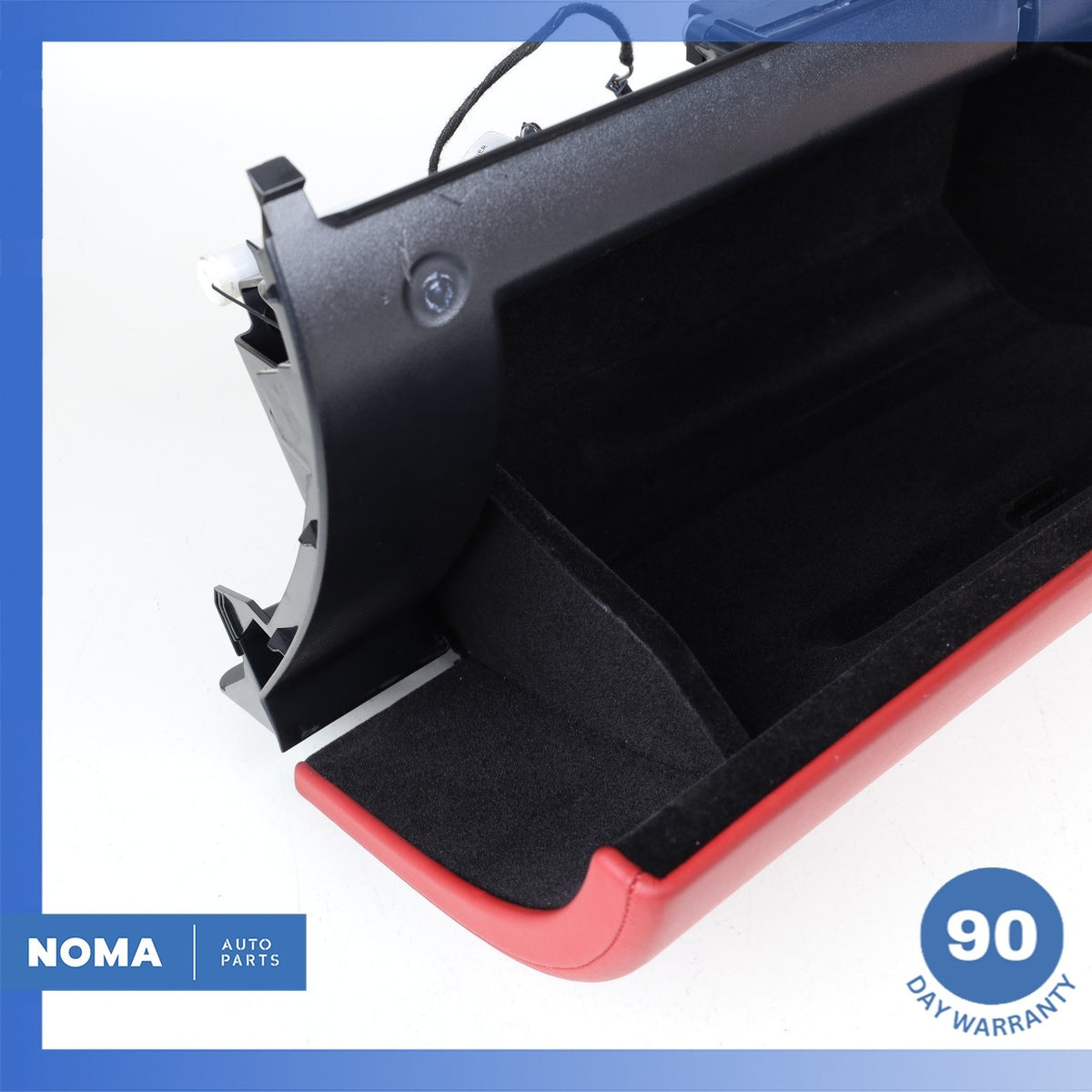 14-24 Jaguar X152 F-Type Glovebox Glove Box Compartment Trim Red OEM - photo 8