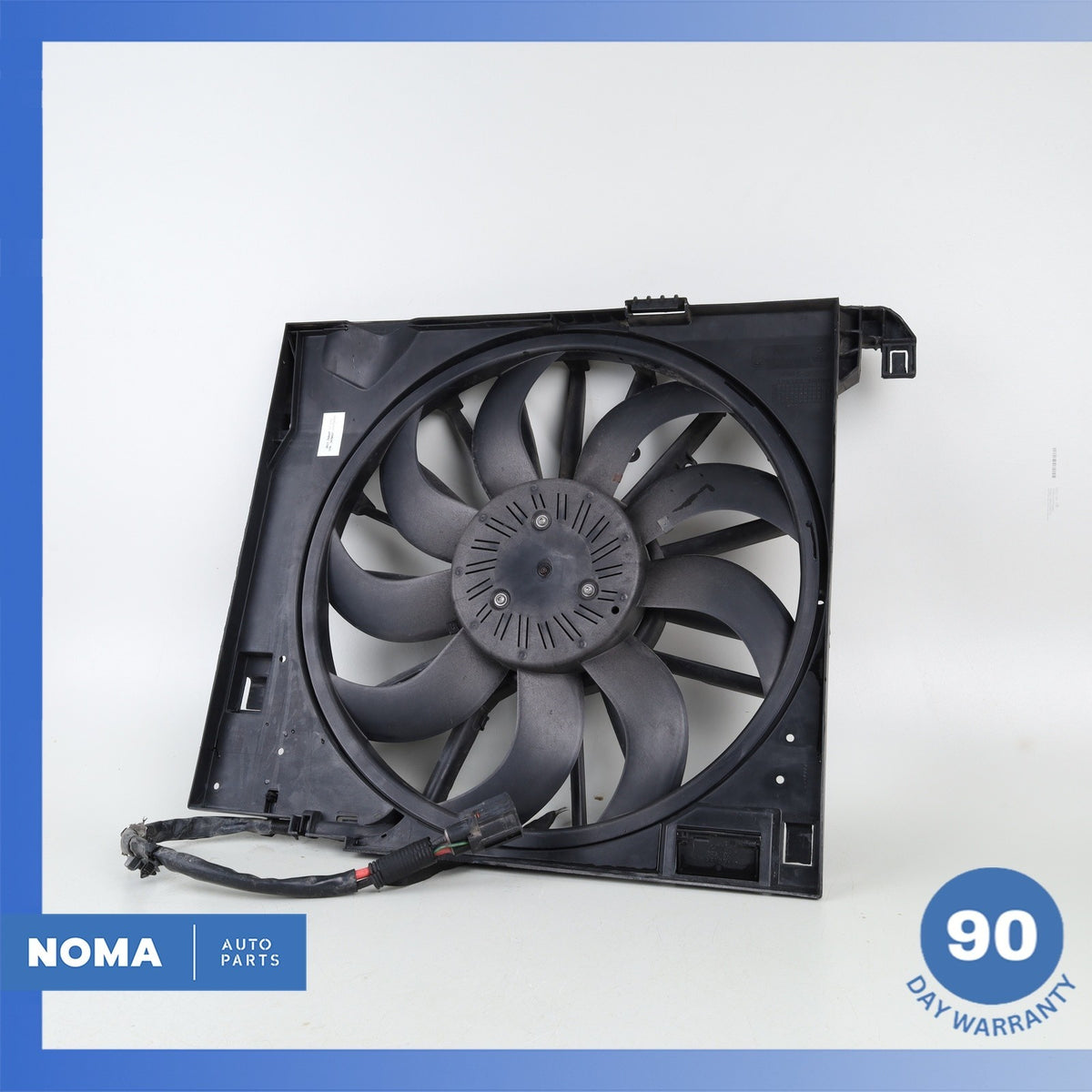 10-19 Jaguar X351 XJ XF Engine Motor Cooling Radiator Fan Assembly OEM - photo 2
