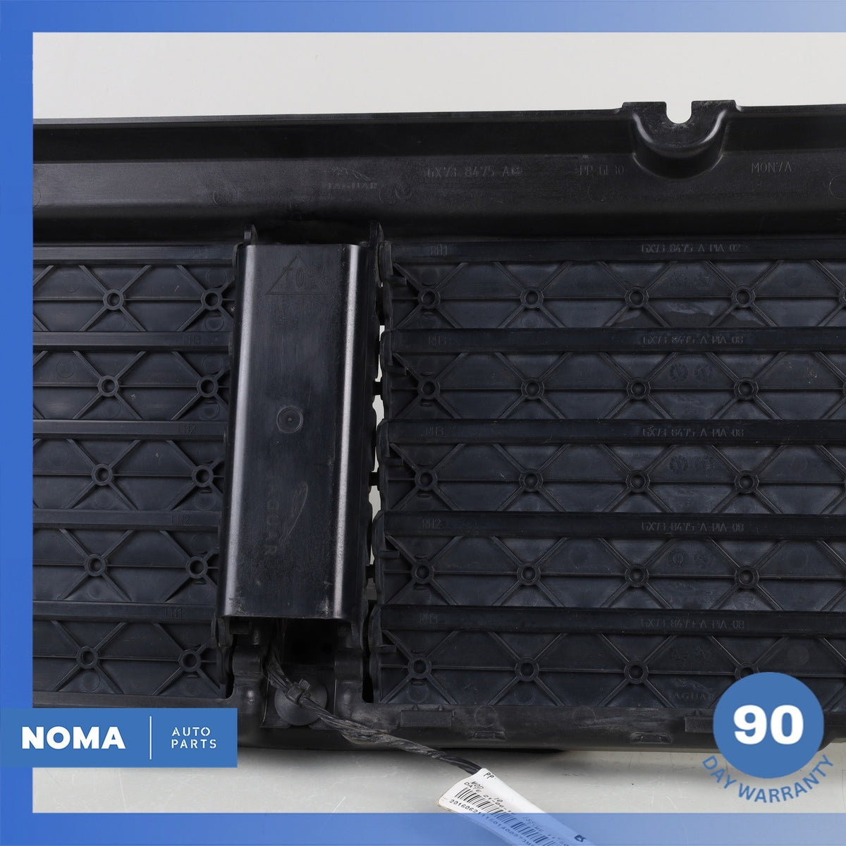 16-23 Jaguar X760 XE XF F-Pace Center Radiator Active Air Shutter Grille OEM - photo 9