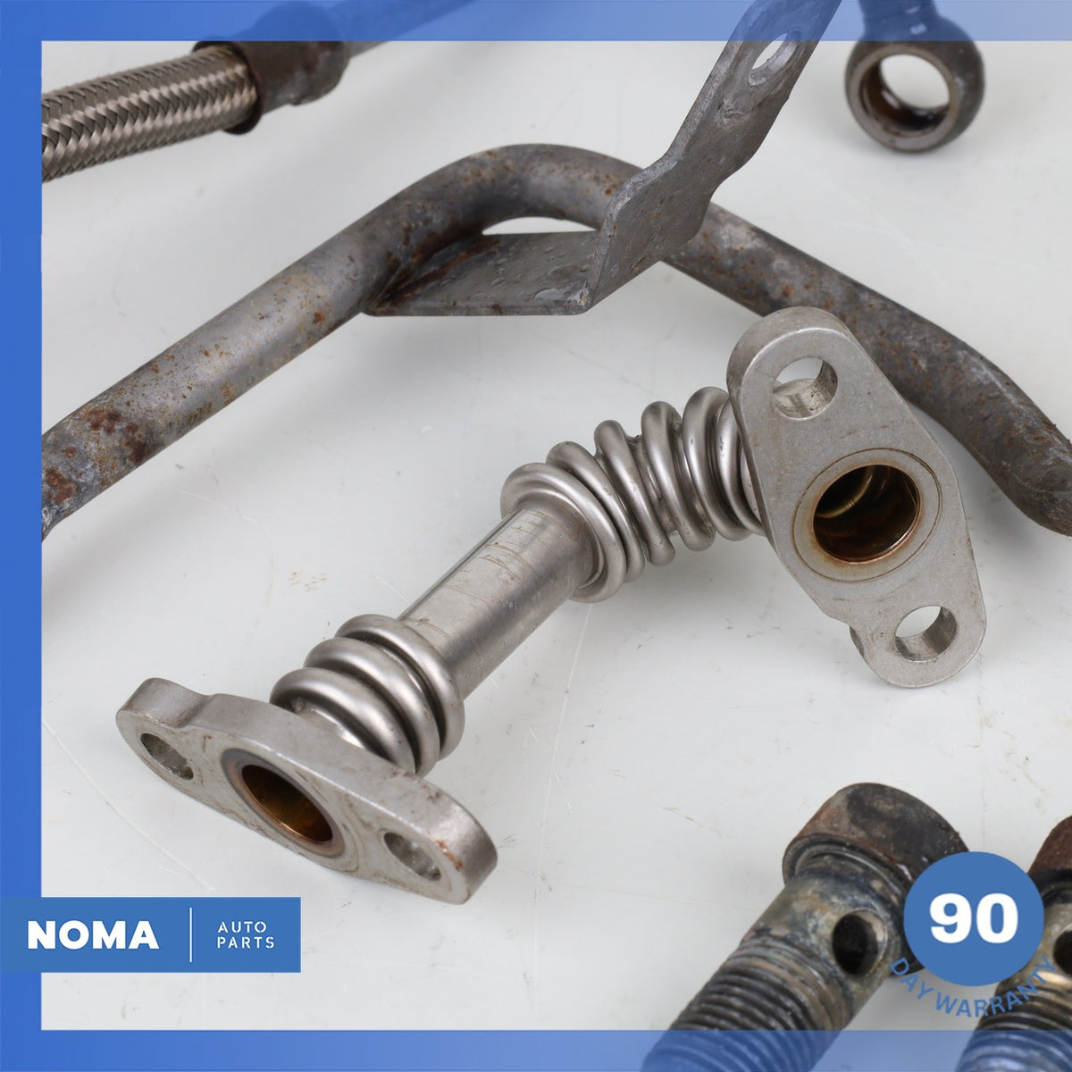 12-17 Range Rover Evoque L538 XE 204PT Turbo Turbocharger Oil Line Set OEM - photo 4