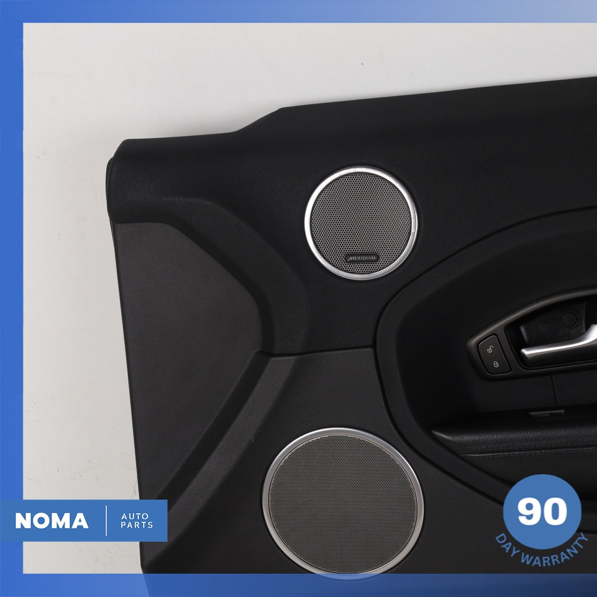 12-19 Range Rover Evoque L538 4DR Front Right Door Trim Panel Assembly Black OEM - photo 4