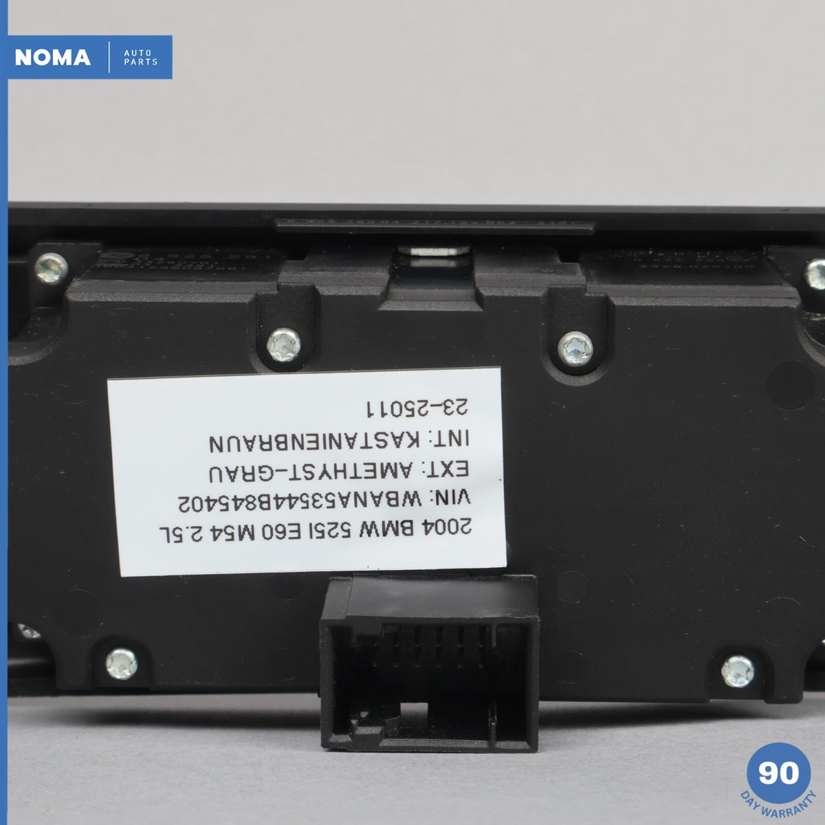 04-05 BMW 525i E60 Dash Dashboard Headlight Fog Light Lamp Control Switch OEM - photo 7