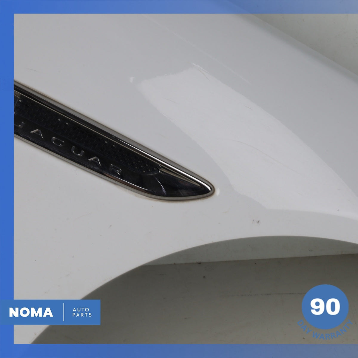 17-20 Jaguar X760 XE Front Right Passenger Side Fender Panel White OEM - photo 3