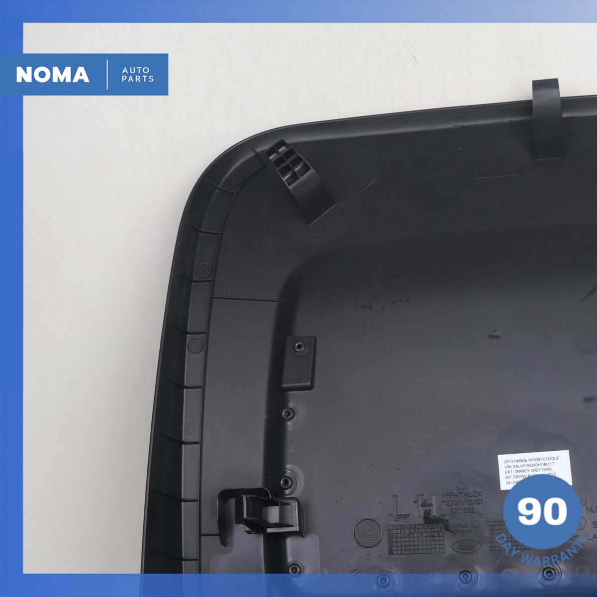 2013 Range Rover Evoque L538 2DR Front Left Driver Seat Back Panel Cover OEM - photo 10