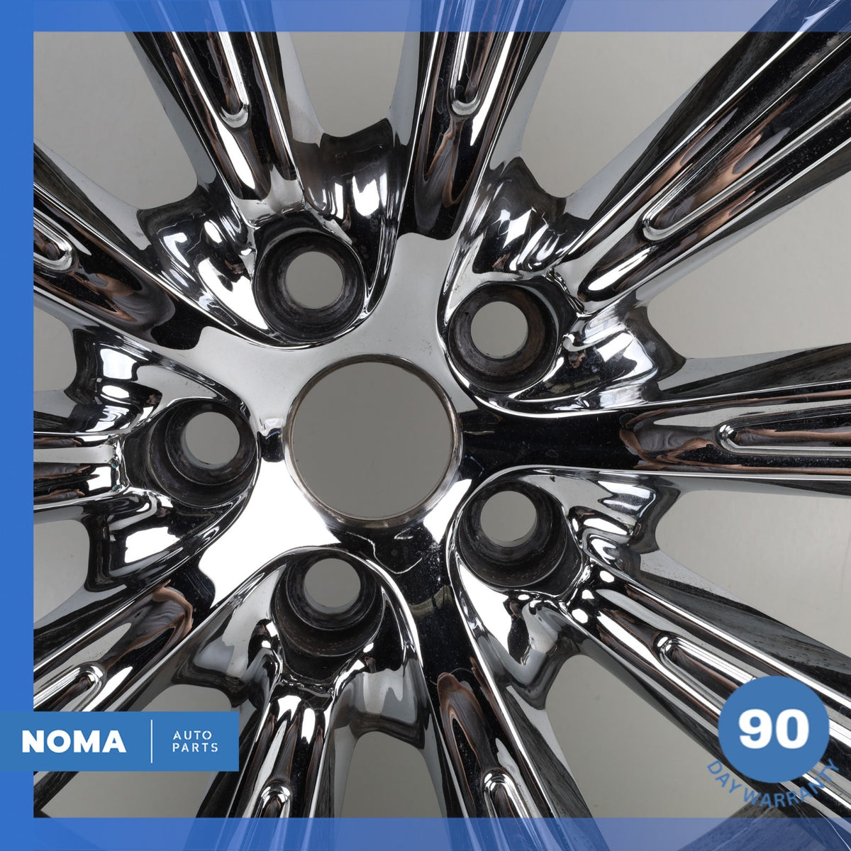 14-24 Jaguar X152 F-Type 8.5 x R19 19" Front Wheel Rim Chrome EX5M1007RA OEM - photo 8