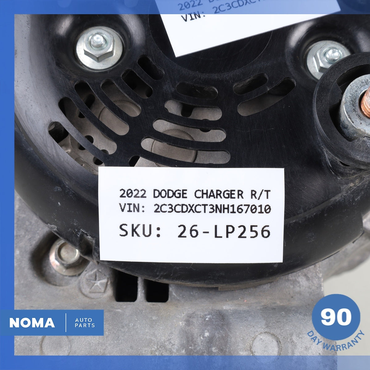 Dodge LD Charger Engine Motor Generator Alternator 04801833AB OEM 74k - photo 10