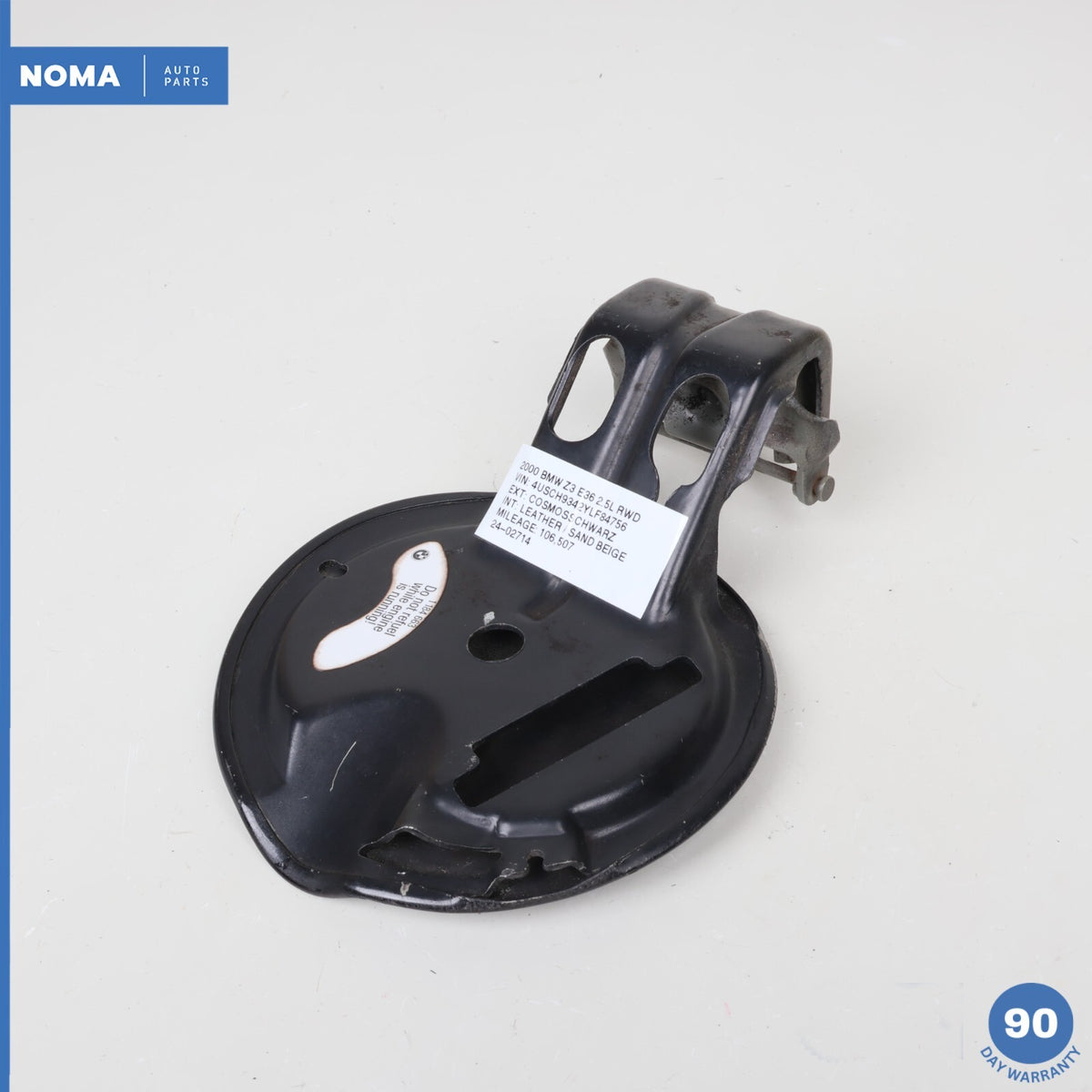99-02 BMW Z3 E36 Roadster Fuel Filler Lid Door Gas Flap Cap Black 303 OEM - photo 7