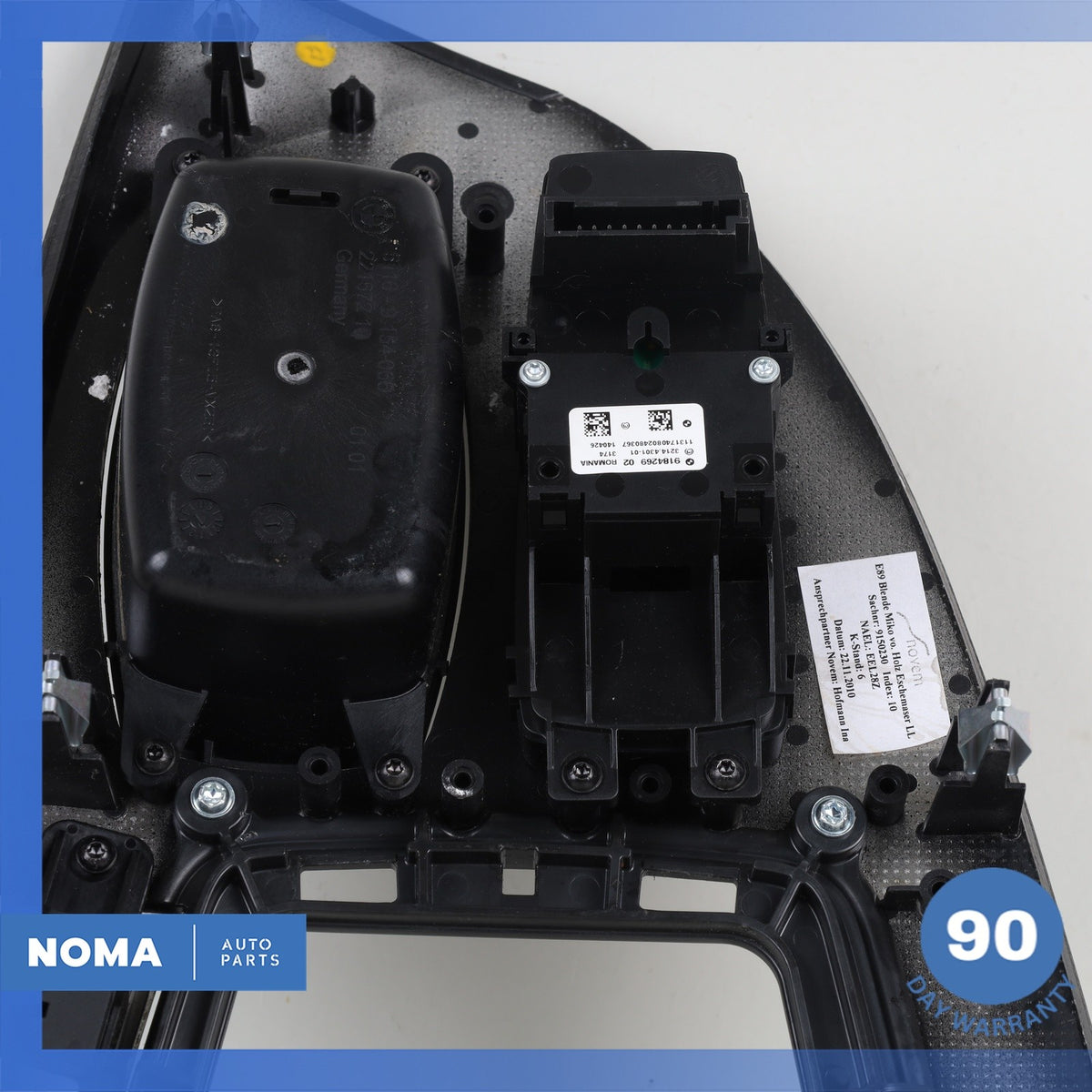 12-16 BMW E89 Z4 Center Console Switch Cover Panel Trim Wood  OEM - photo 12