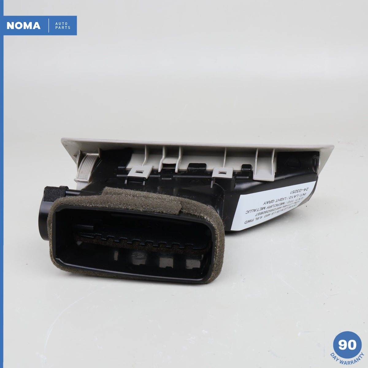 07-12 Lexus LS460 XF40 Left Driver Side B Pillar Air A/C Vent w/ Trim LA10 OEM - photo 6