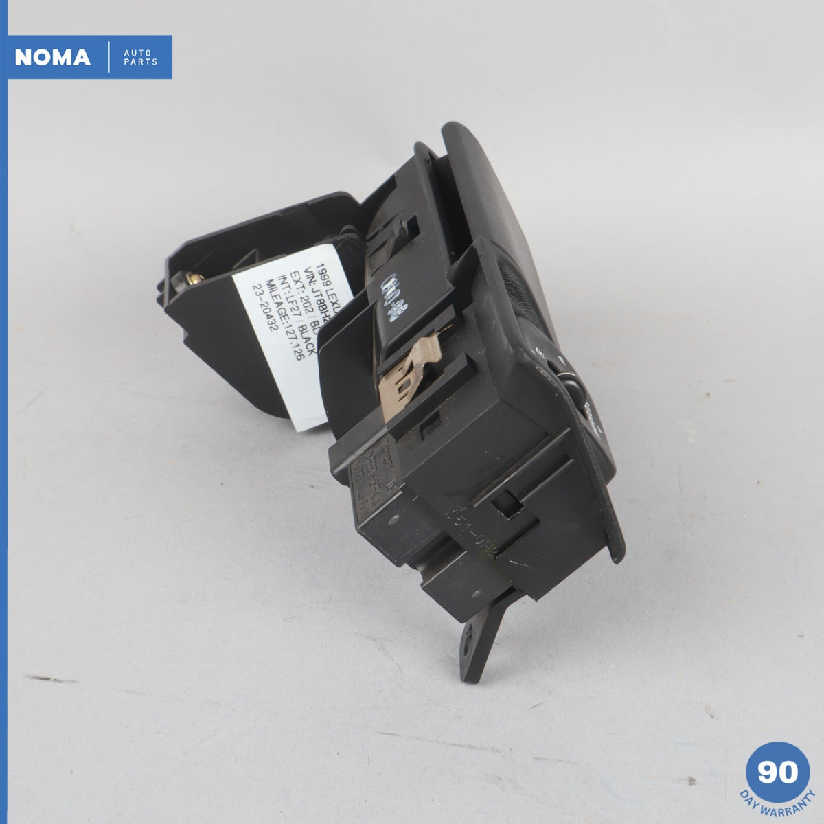 98-00 Lexus LS400 XF20 Left Side Dashboard Mirror Switch Button w/ Tray OEM - photo 2