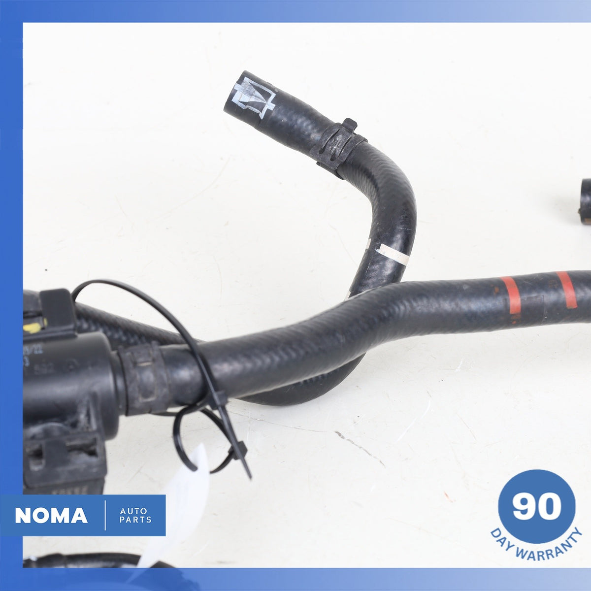 17-19 Audi 4M Q7 Fuel Gas High Pressure Hose Pipe Set 06L133986B OEM - photo 9