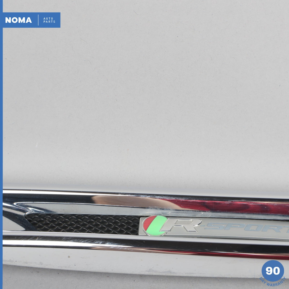 16-19 Jaguar XJ X351 R-Sport Front Left Side Fender Grille Molding Chrome OEM - photo 5