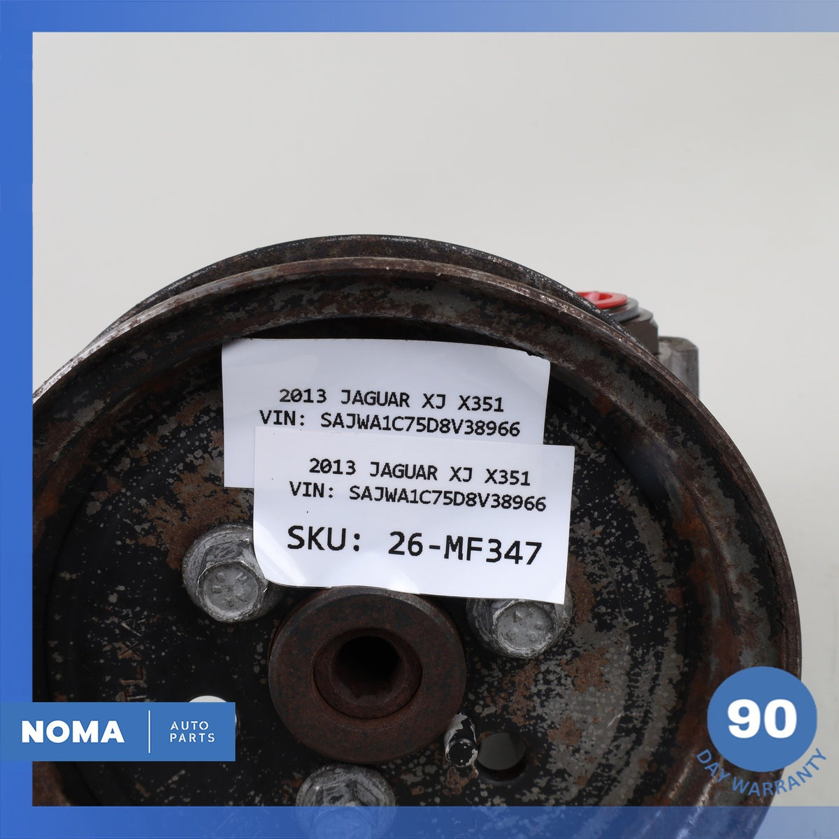 10-19 Jaguar X351 XJ 3.0L 5.0L Power Steering Pump Assembly 8W833A674AB OEM - photo 7