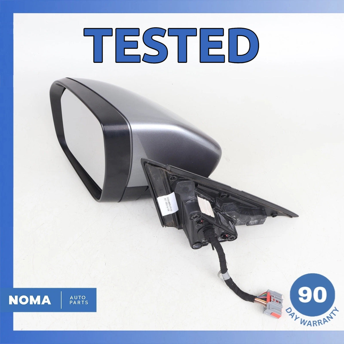 12-13 LR Range Rover Evoque L538 Left Side Rear View Mirror Assembly Gray OEM - photo 1