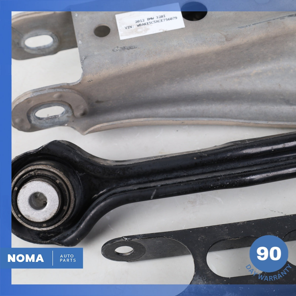 06-13 BMW E90 335i 128i Rear Left Side Suspension Control Arm Set OEM 75k - photo 6