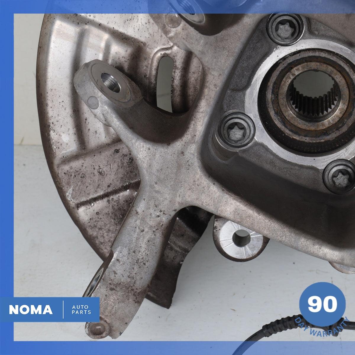 BMW F10 528i Rear Right Passenger Side Spindle Knuckle Hub w/ Shield OEM - photo 10