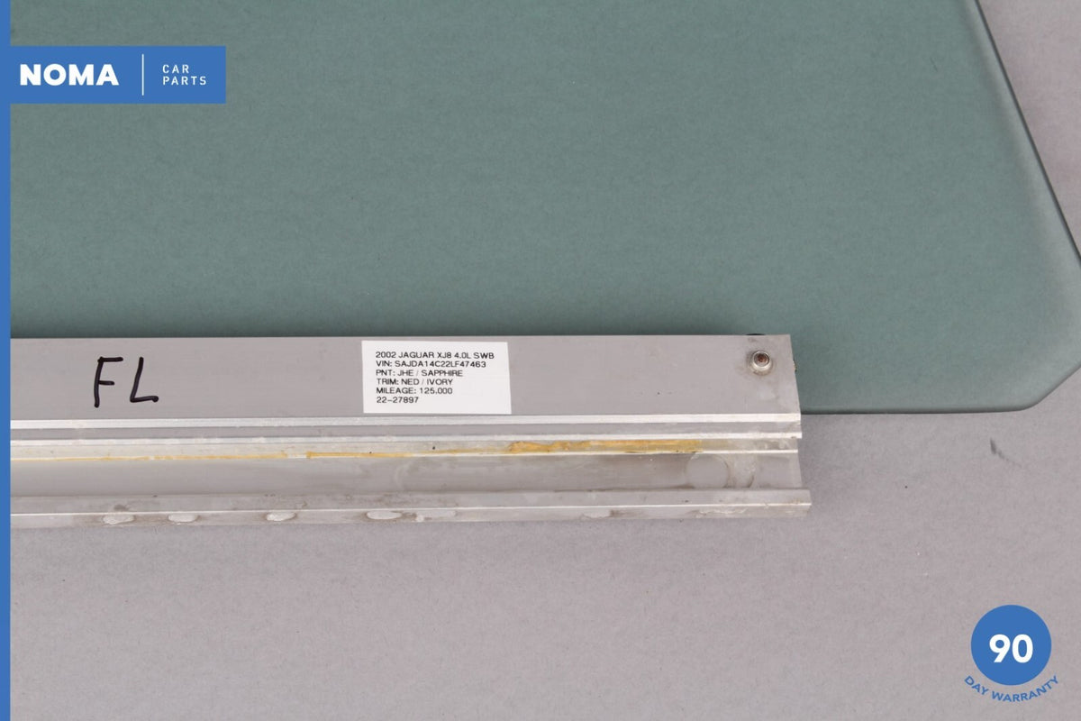 98-03 Jaguar XJ8 XJR VDP X308 X300 Front Left Driver Side Door Window Glass OEM - photo 12
