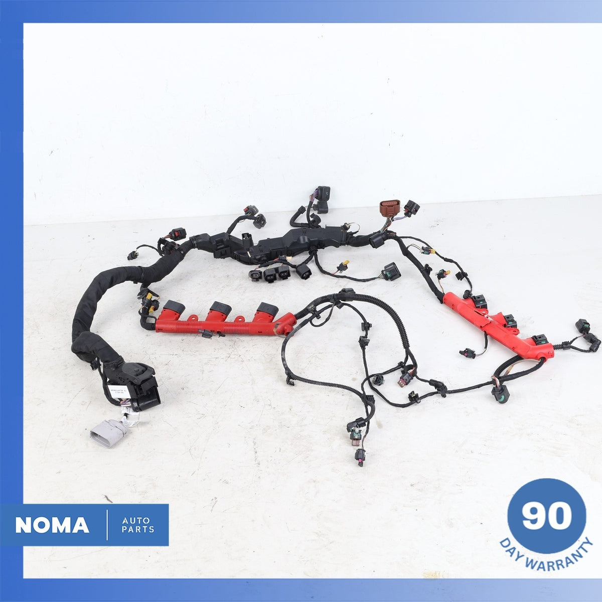 17-19 Audi 4M Q7 3.0L Quattro Engine Motor Wire Wiring Harness 06E971595AB OEM - photo 2