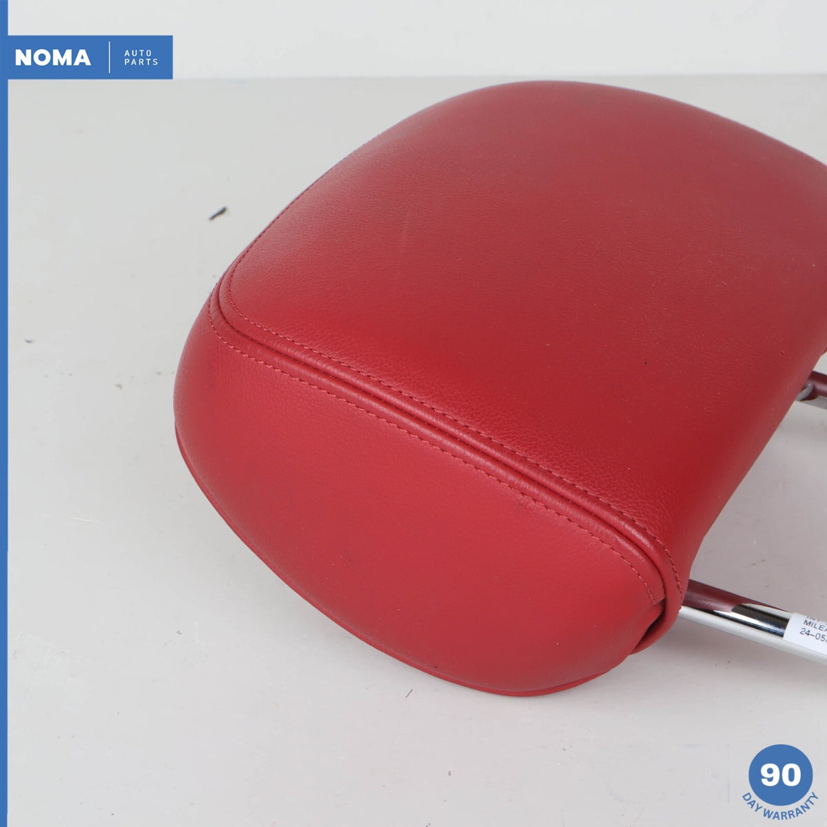 03-08 BMW E85 E86 Z4 Front Right or Left Side Headrest Head Rest Red OEM - photo 11