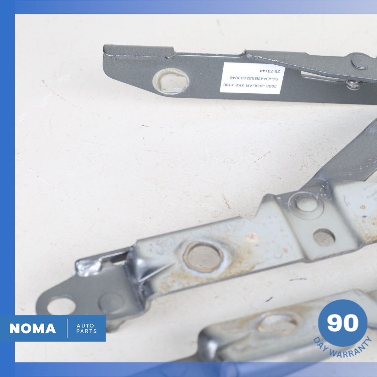 97-06 Jaguar X100 XKR XK8 Left & Right Trunk Boot Hinge Set of 2 Gray OEM - photo 14
