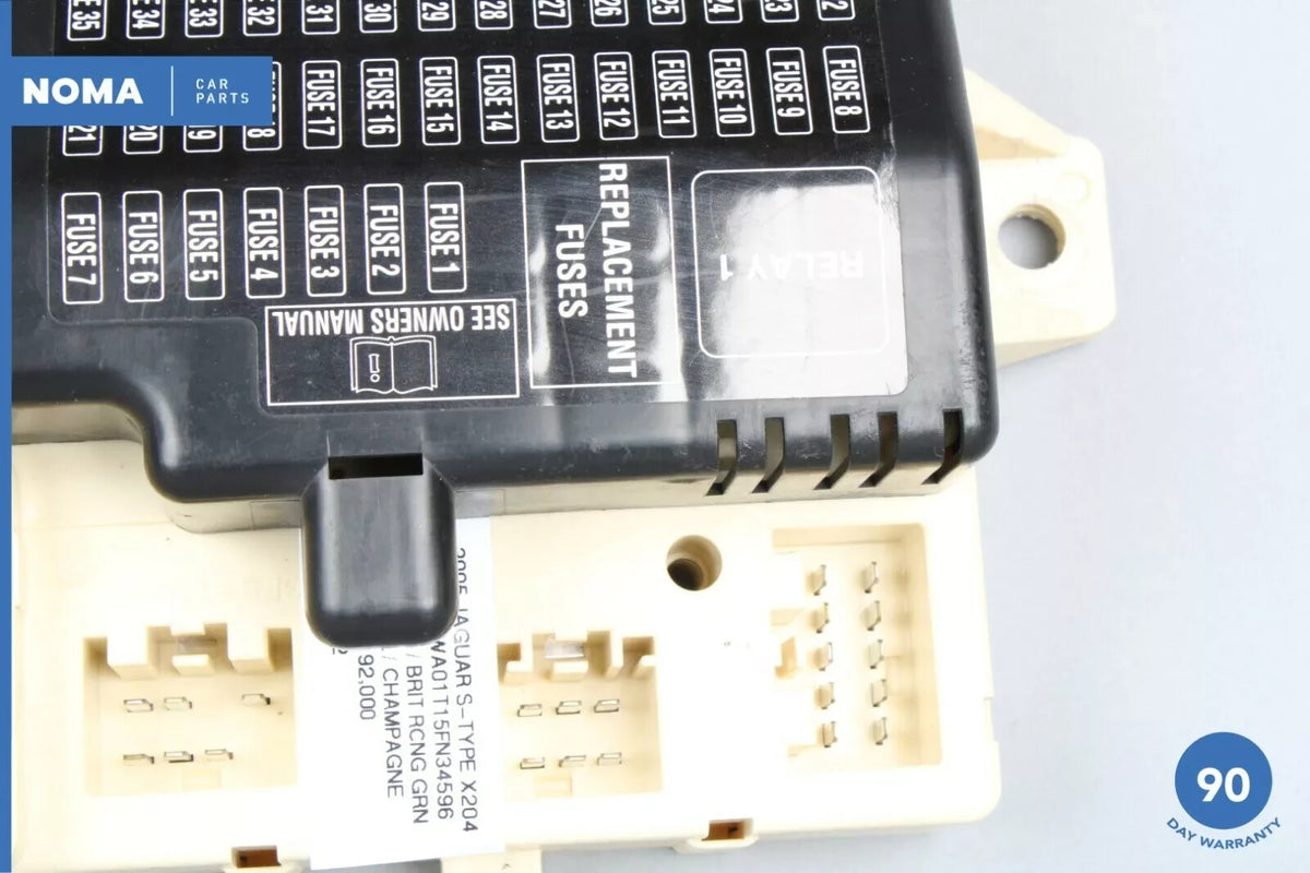 02-08 Jaguar X206 S-Type Cabin Footwell Relay Fusebox Fuse Box 1R8T14A067AB OEM - photo 5