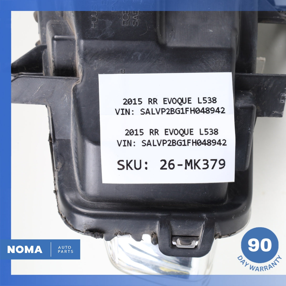 14-26 LR Range Rover Evoque L538 Front Right Passenger Side Fog Light LED OEM - photo 14